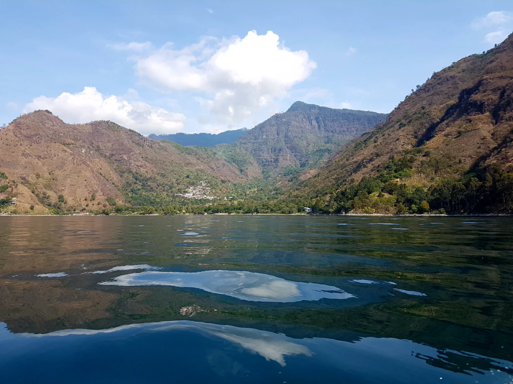 Unterwegs auf dem Lago de Atitlan