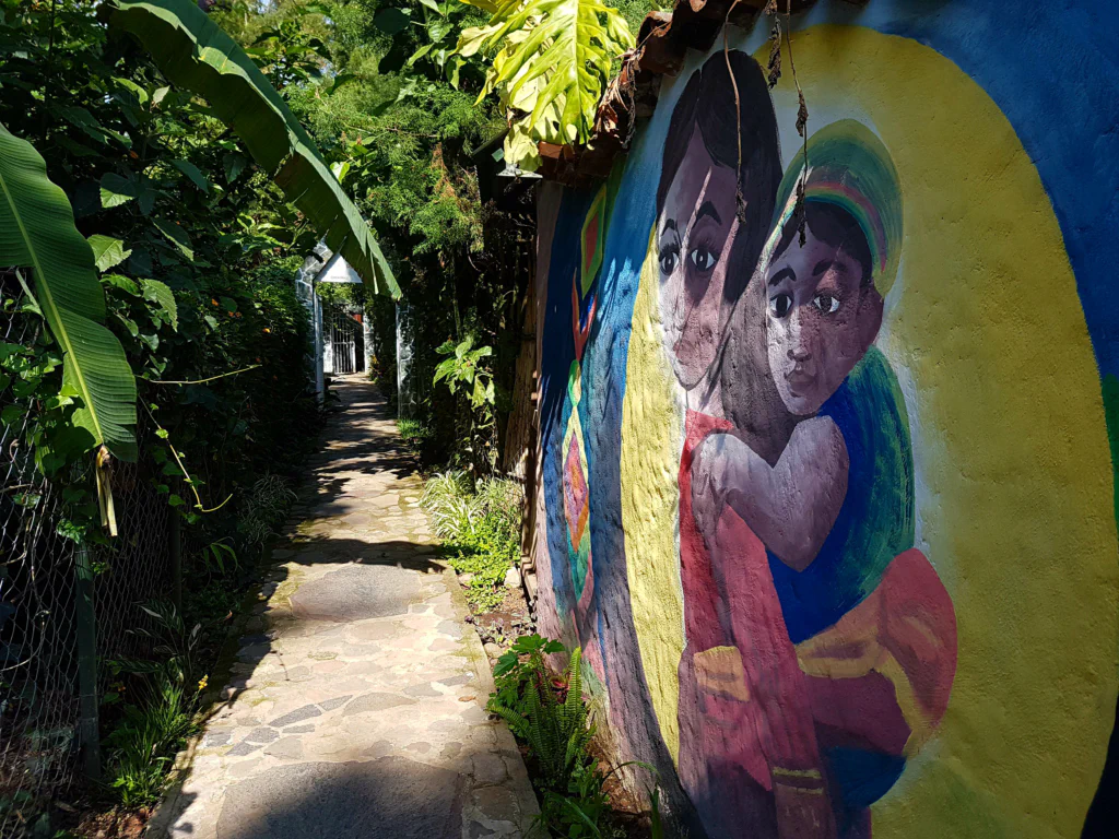 In dieser Gasse spielt sich das Leben San Marcos ab...