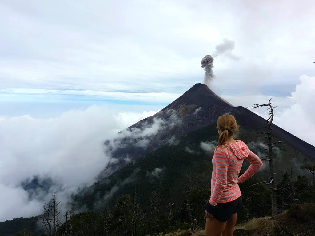 Rauchschwaden über dem Fuego
