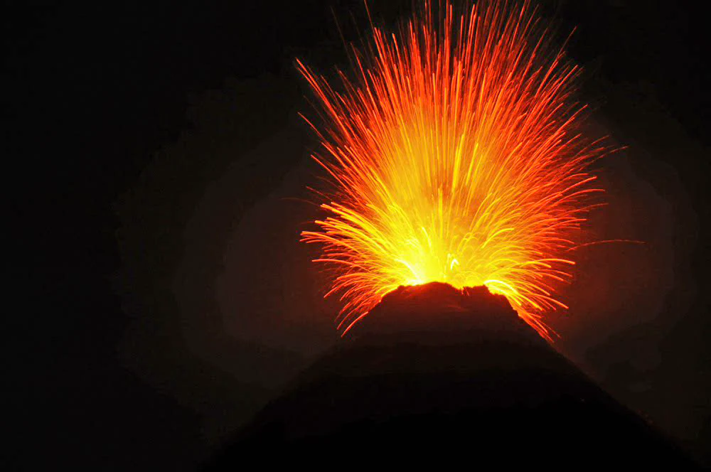 Spektakuläre Aufnahme mit Spiegelreflexkamera