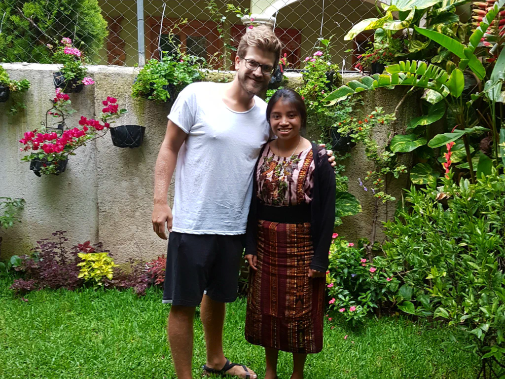 Jan und seine Lehrerin Celestina