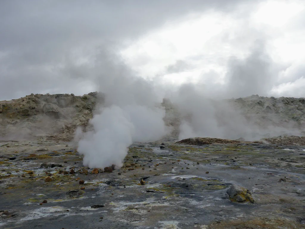 Blubbernde Schlammtümpel