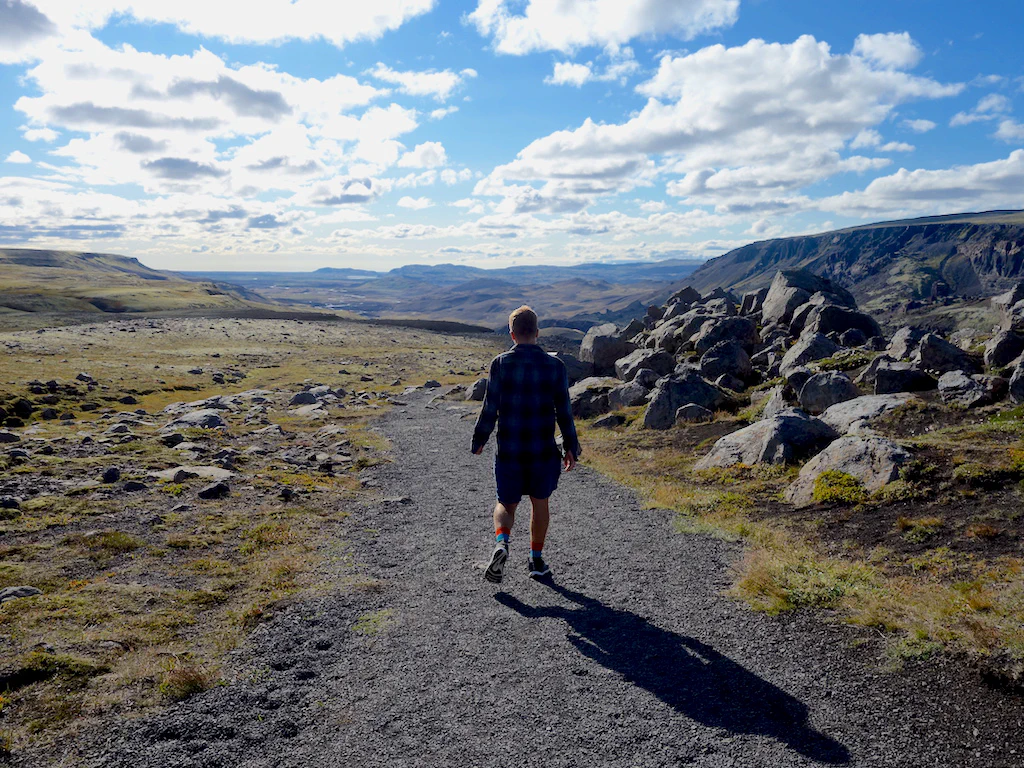 Auf dem Weg zum Háifoss