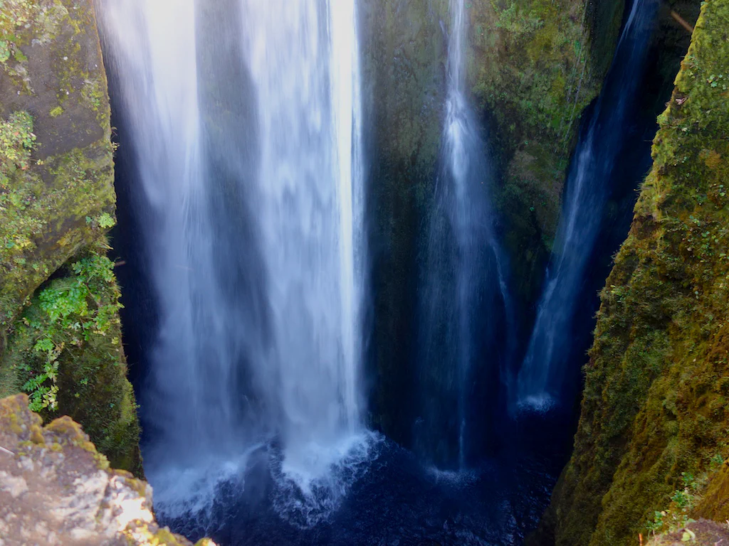 Gljúfurárfoss - von oben...