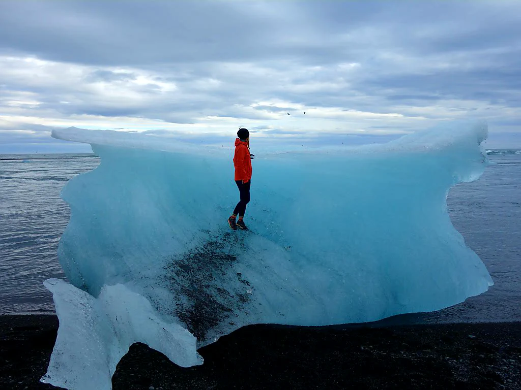 Eisschollen am Diamond Beach