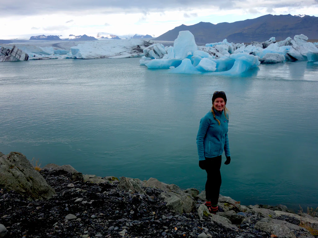 Ich hab mich an dem Tag mal passend zur Landschaft in Schale geworfen...