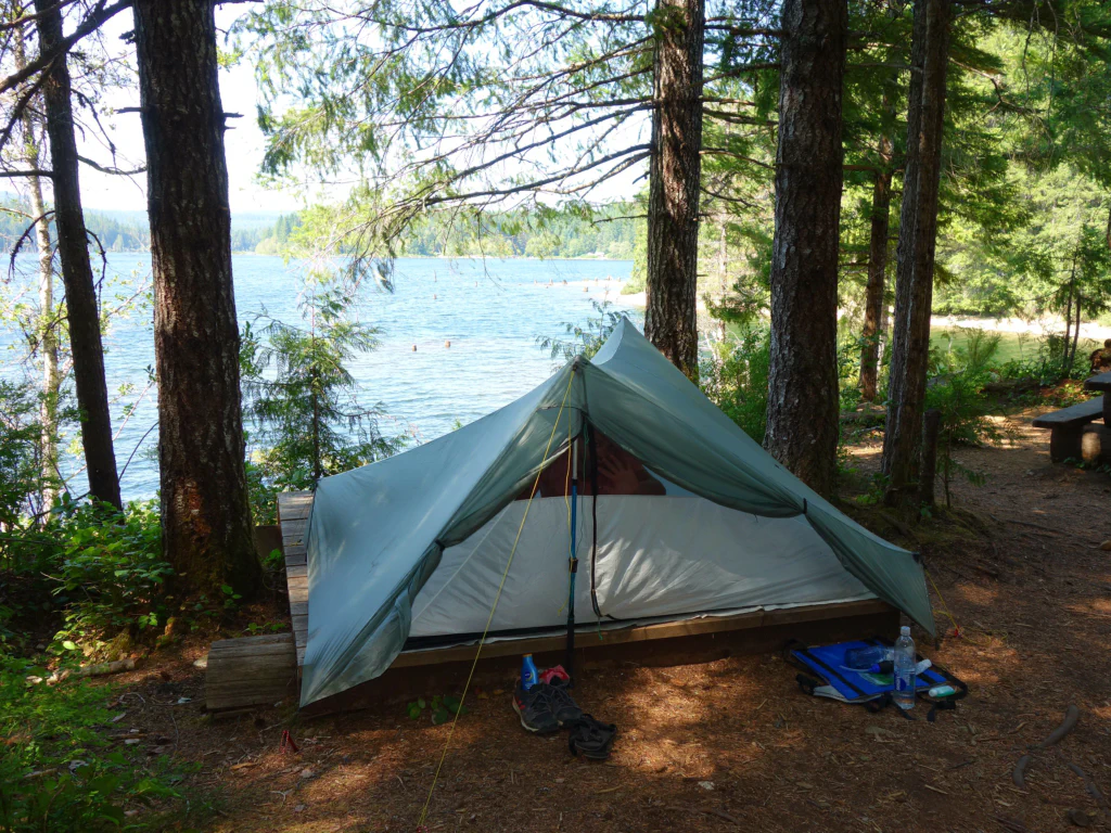 Camping am Fry Lake