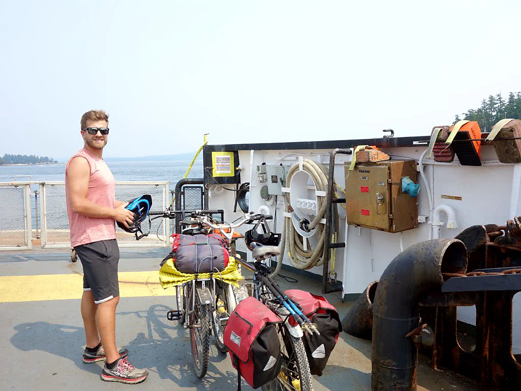 Unterwegs auf der Fähre