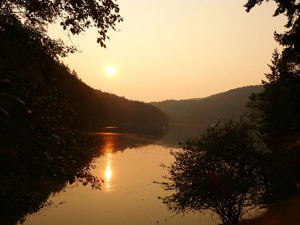 Abendessen in der Natur