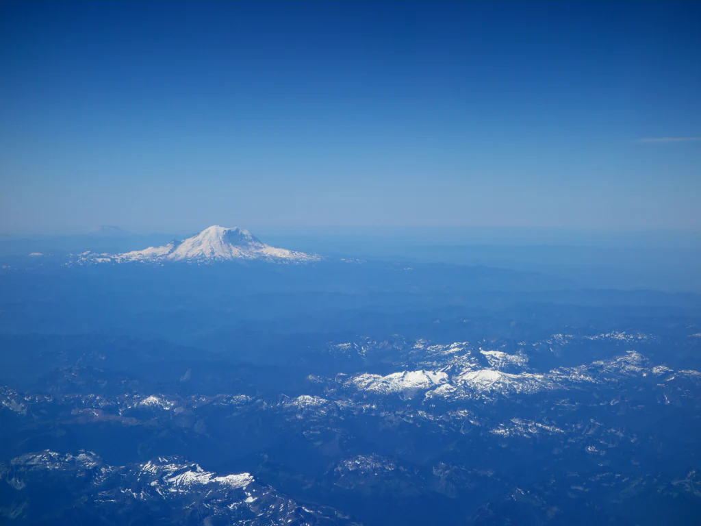 Blick auf Mount Baker