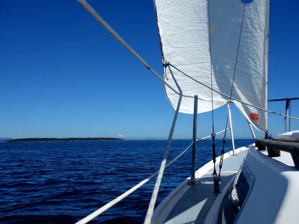 Kurs auf Mount Baker