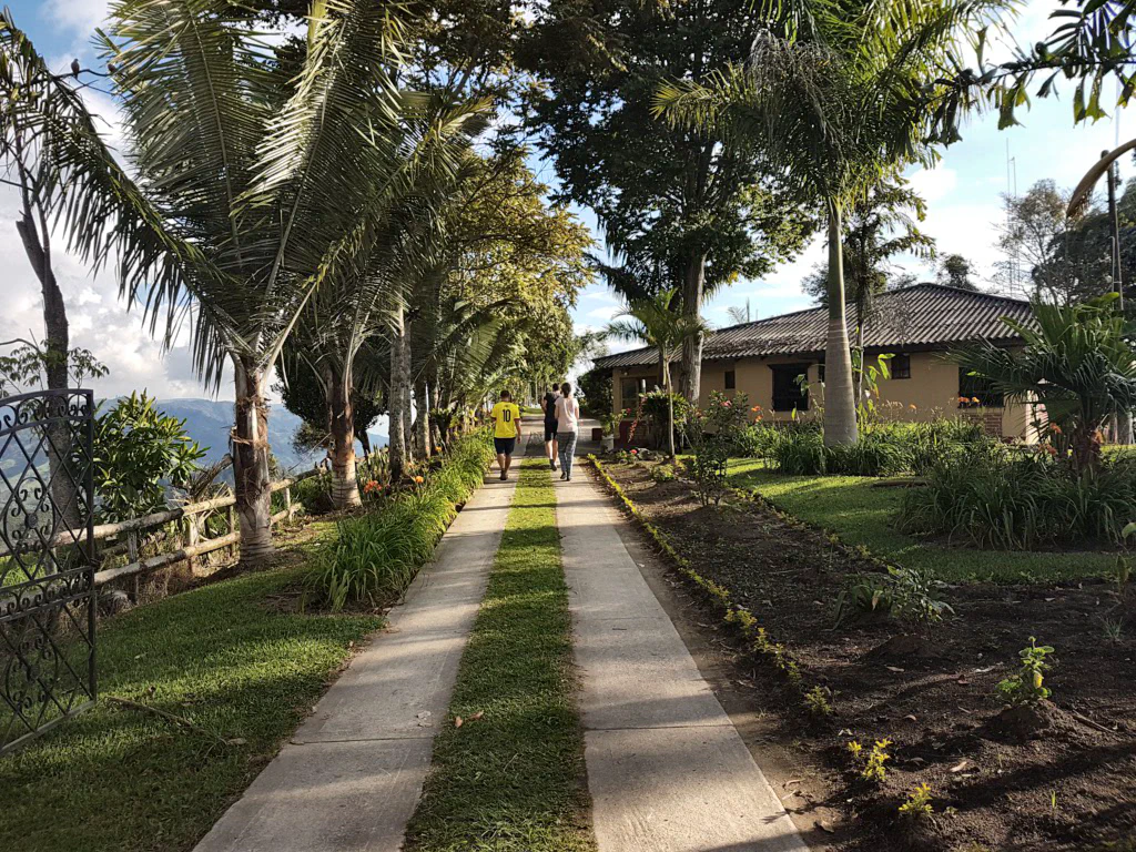 Idyllische Landschaft in der Kaffeeregion