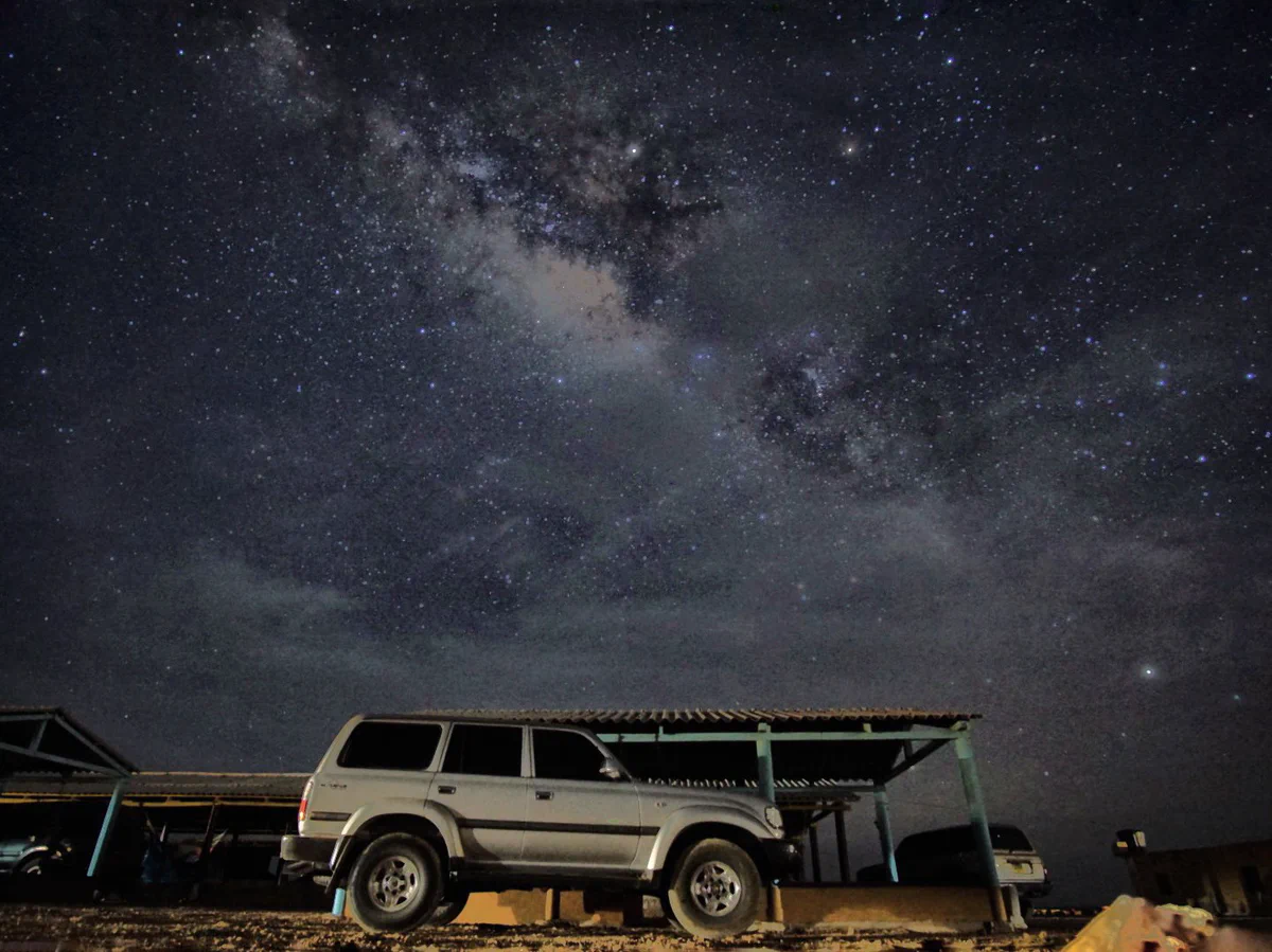 ...versprach einen wolkenlosen Sternenhimmel! Foto @Koen