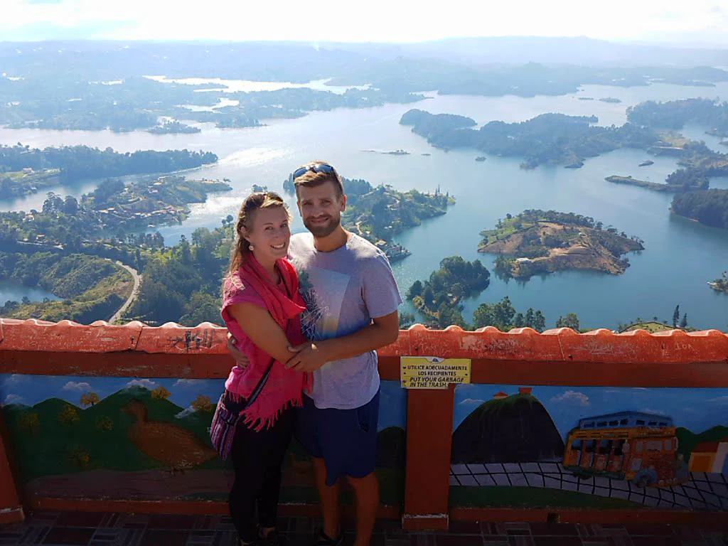 Herrlicher Blick vom Piedra del Peñol