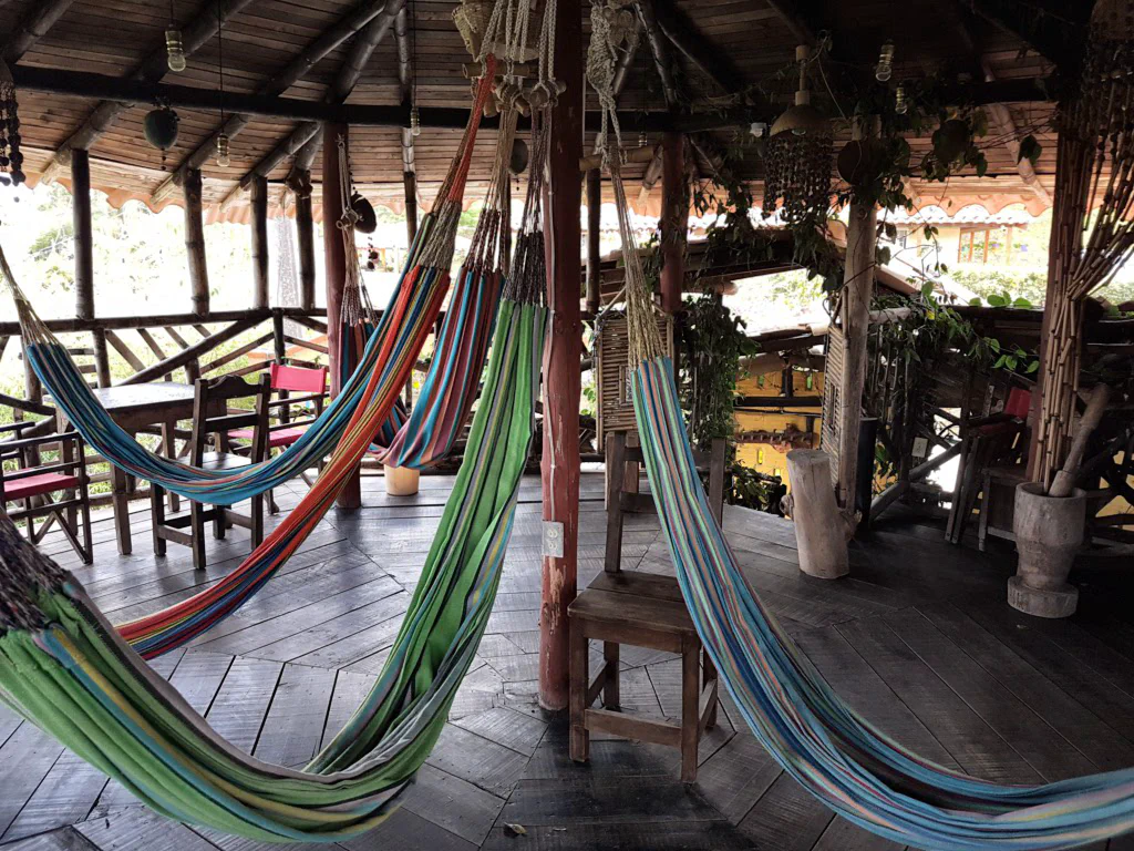 Gemütliche Ecken im Hostel