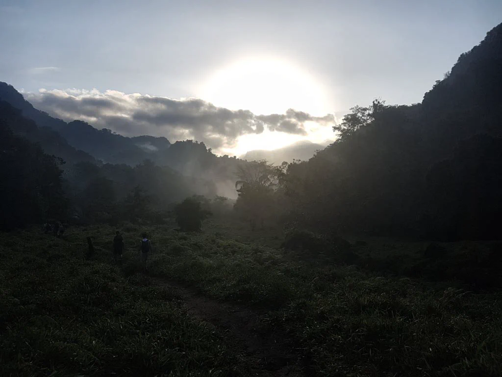 Die Belohnung, wenn man um 5 Uhr aufsteht.