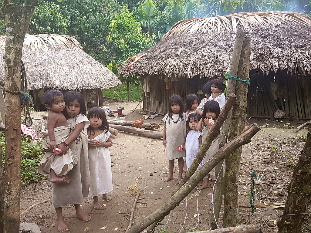 ... und sie posieren schüchtern für uns.