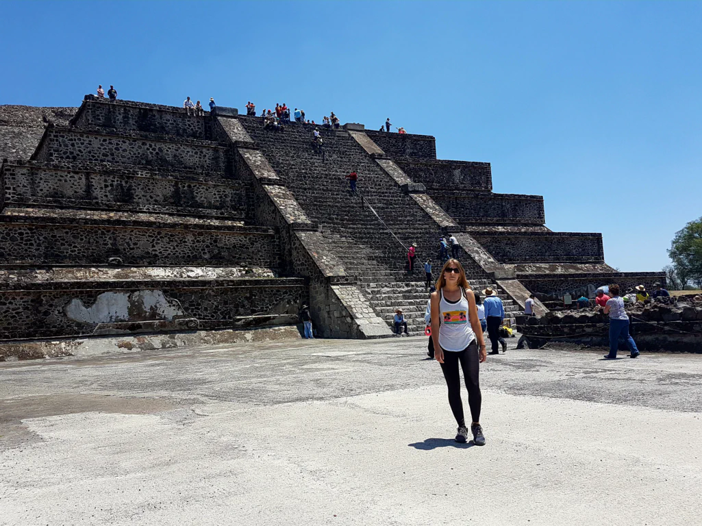 Auf dem Gelände von Teotihuacán