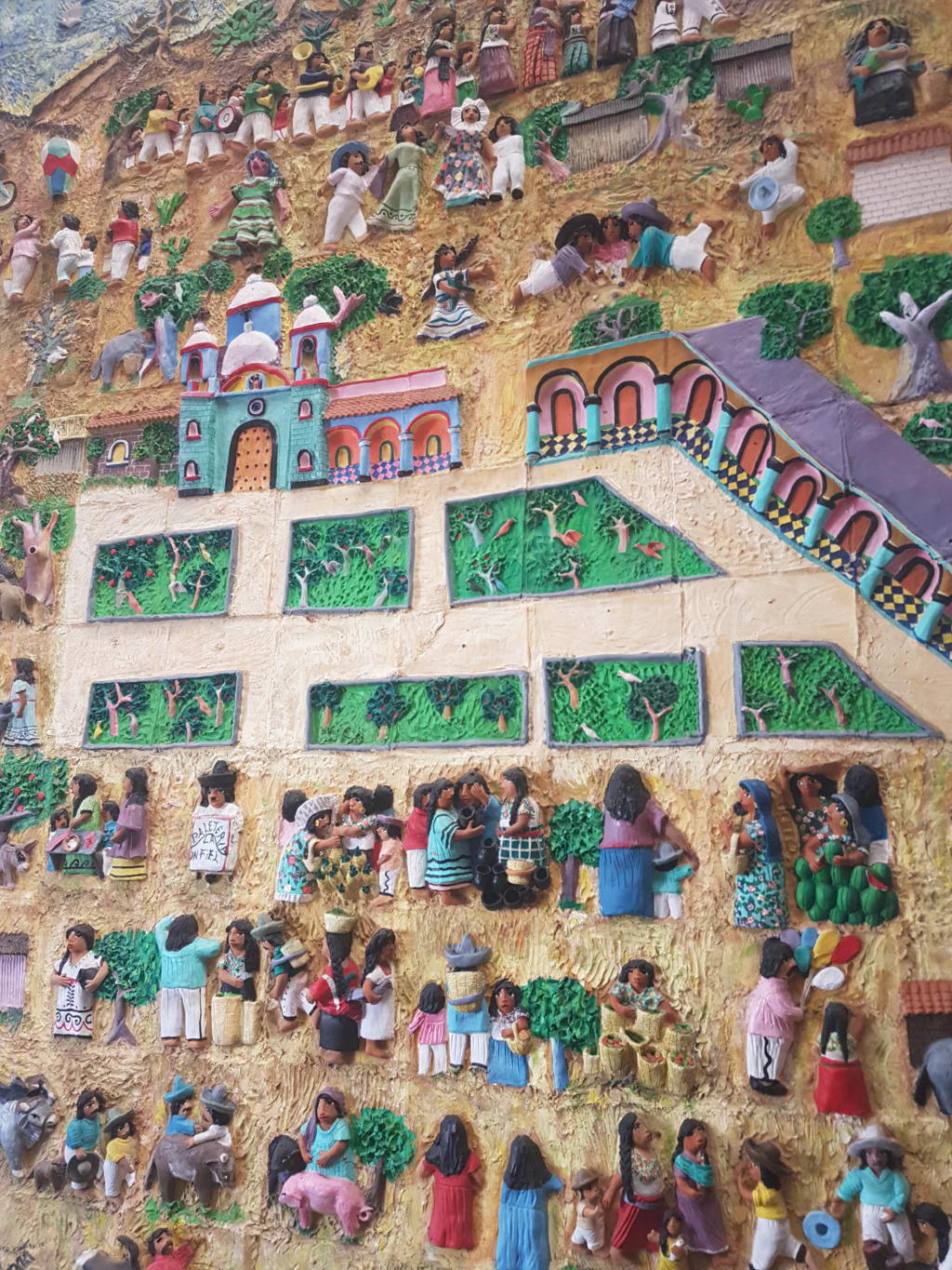 Großes Bild im Eingang der Casa de los Venados