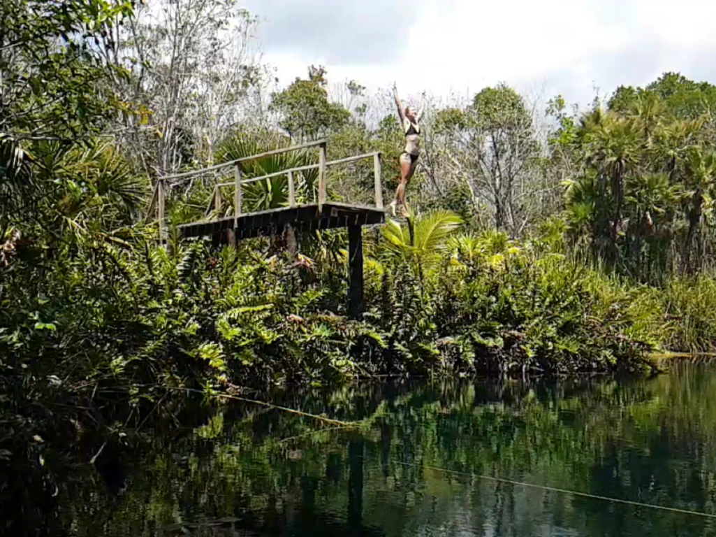 Cenote Cristal - da liegt noch viel Teint-Nachholbedarf vor mir...
