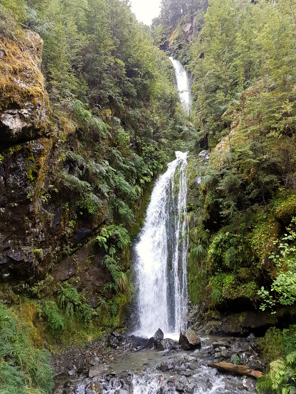 Blick auf die Berglandschaft