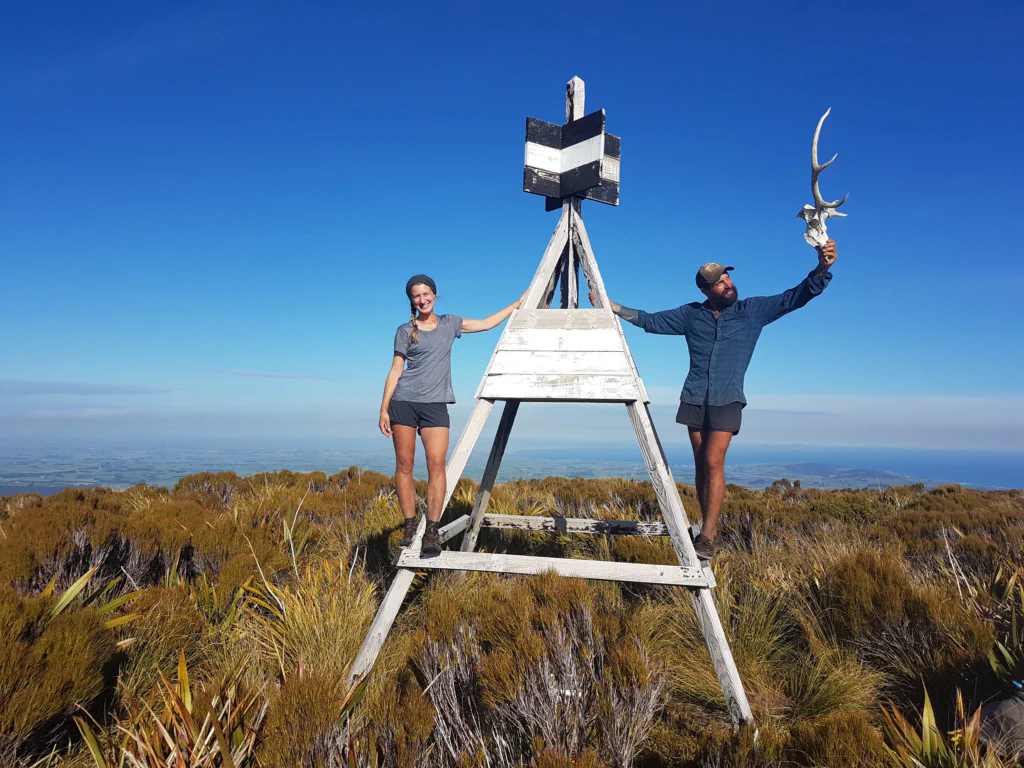Blick Richtung Bluff - fast geschafft!