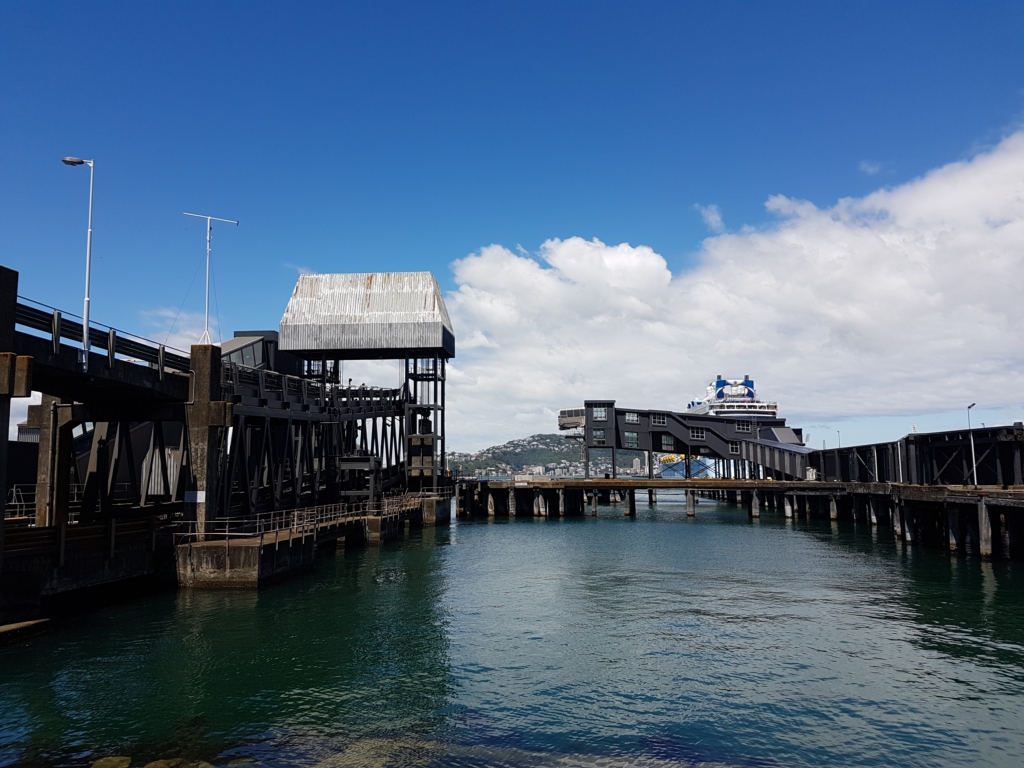 Schiffsableger in Wellington