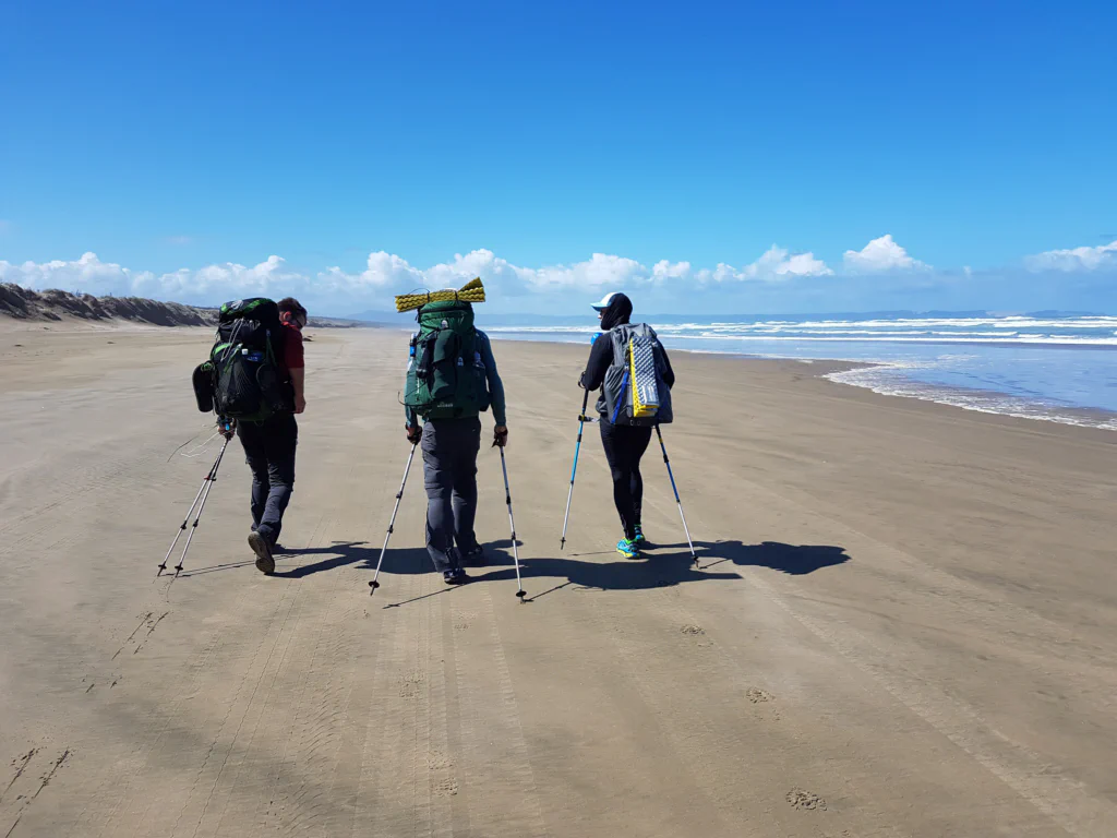 Endloser Strand vor uns