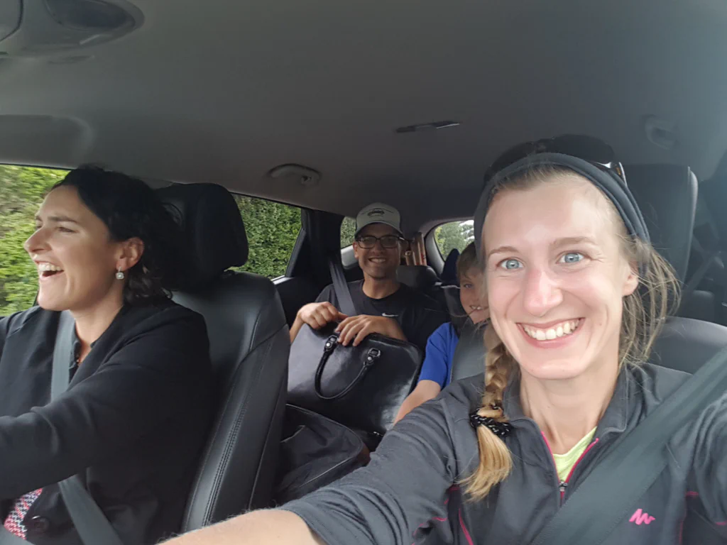 Daumen raus zum Trampen