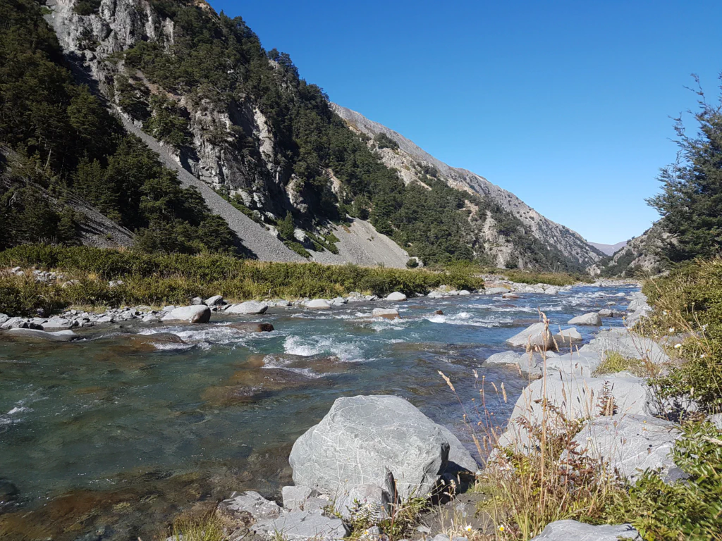 Berglandschaft am Bush Stream