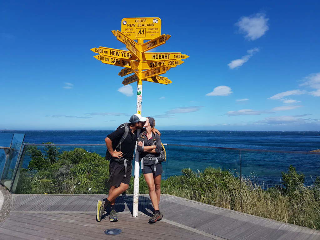 Traenen der Freude am Stirling Point