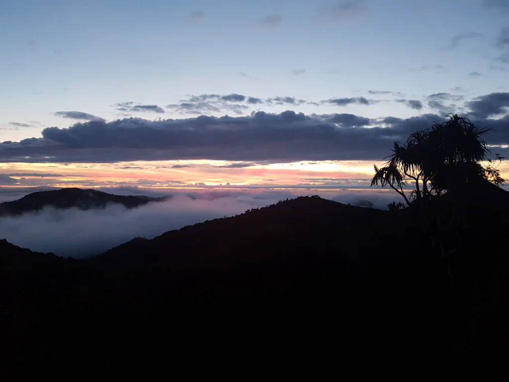 Sonnenuntergang an der Huette
