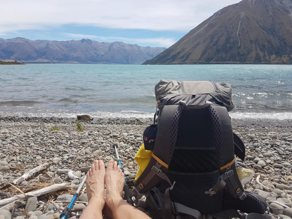 Entlang des Lake Ohau