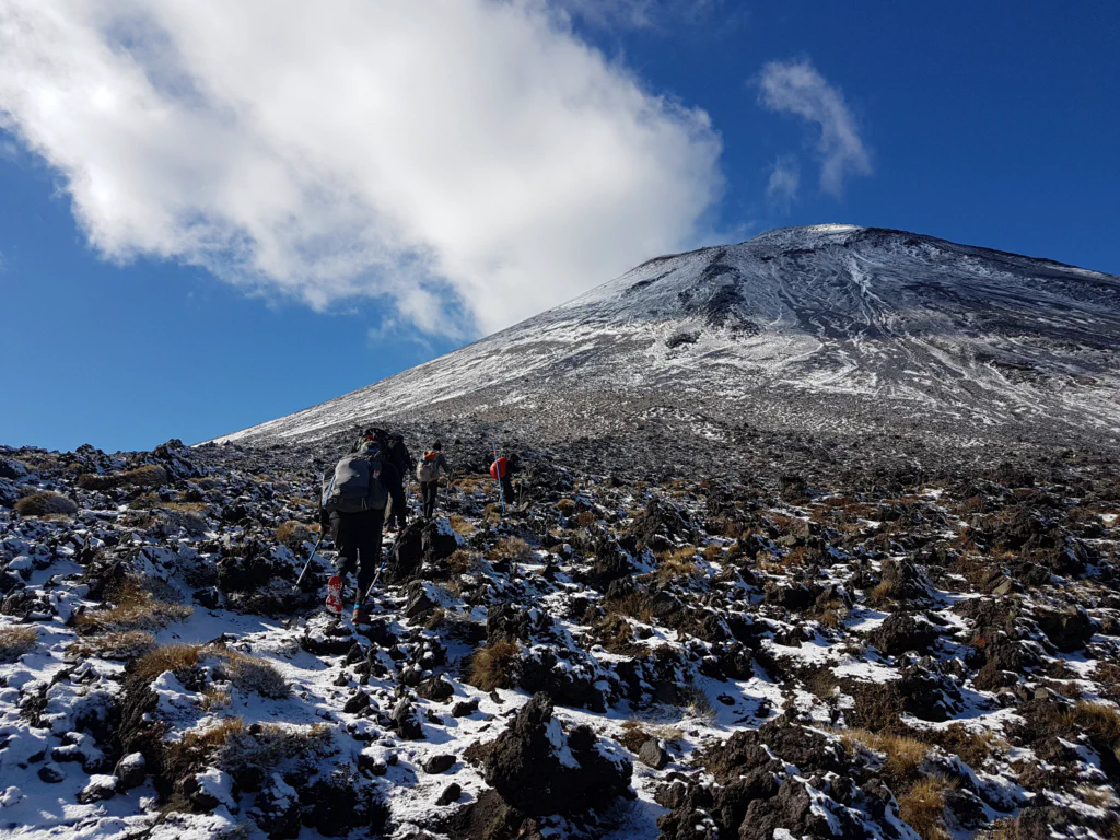 Auf dem Weg zum Schicksalsberg