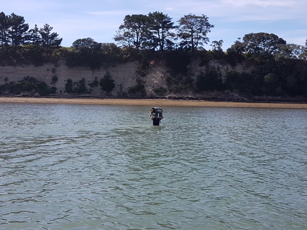 Wasser bis zur Brust