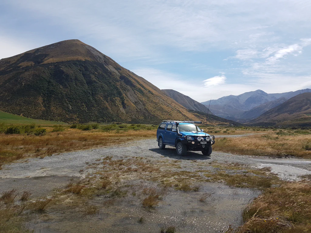 Aussicht auf Lake Coleridge