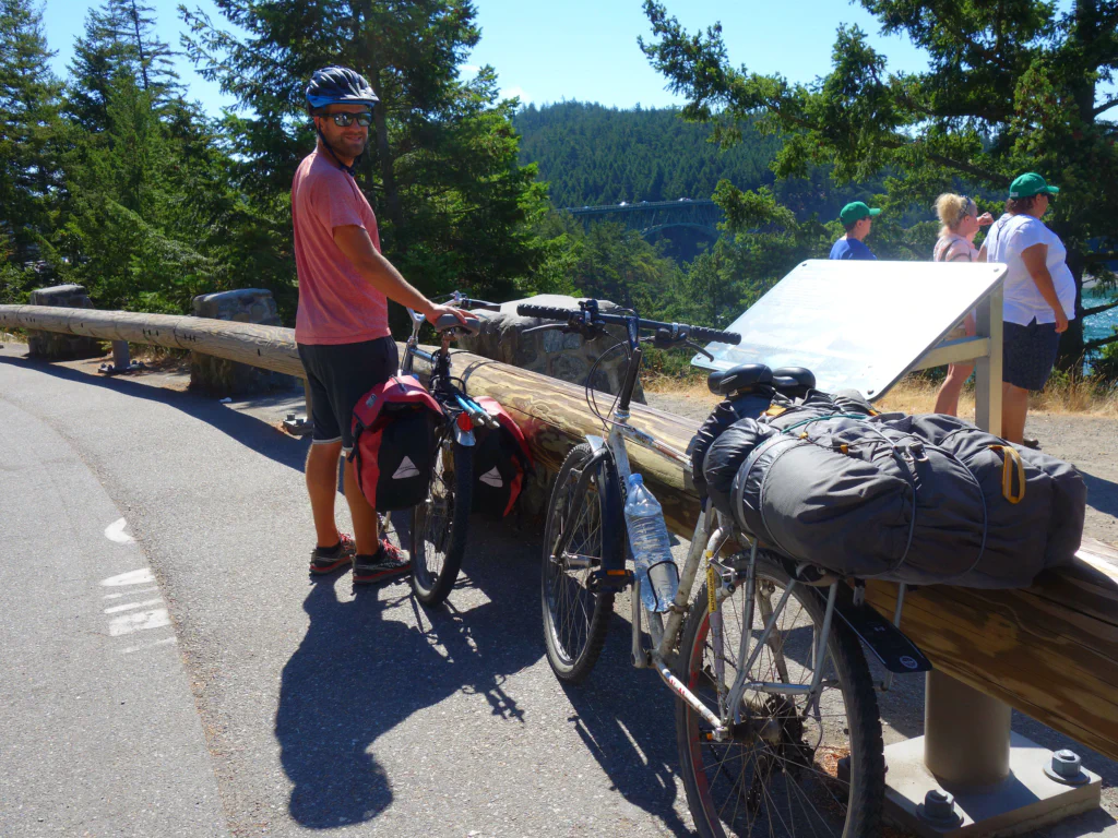 Blick von der Deception Pass Bridge