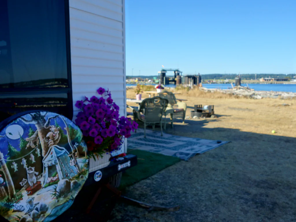 Der Camp-Host hat die mondänste Unterkunft.