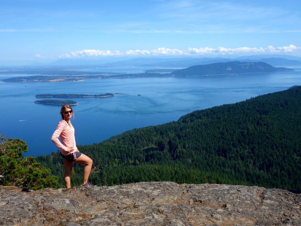 Jan geniesst die Aussicht