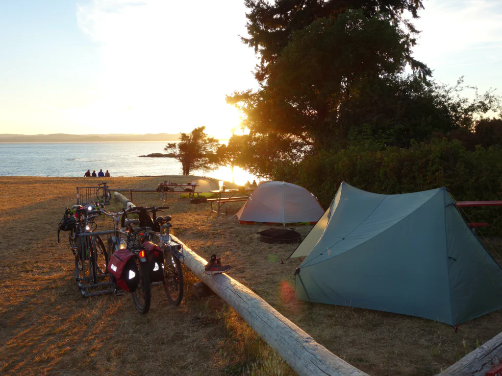 Hiker/Biker Camp im San Juan County Park