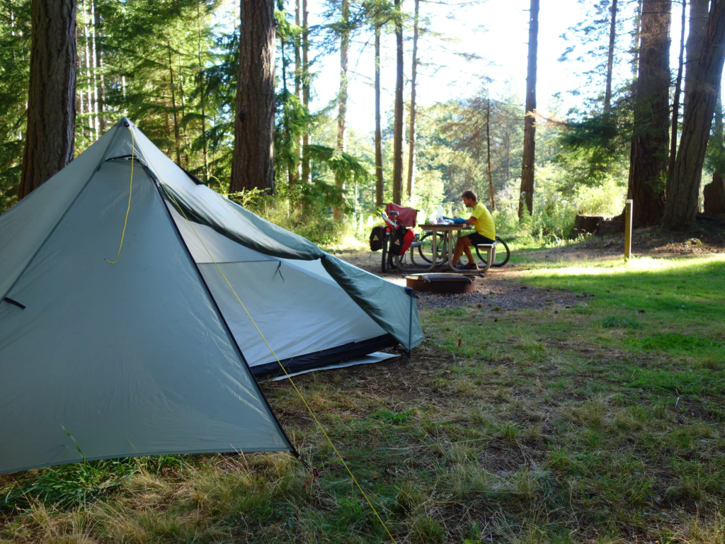 Unsere Campsite im Moran State Park