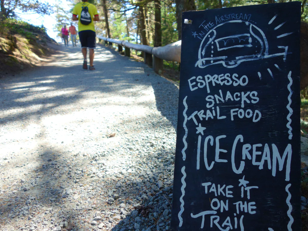 So ein Schild will man am Ende eines Aufstiegs sehen!