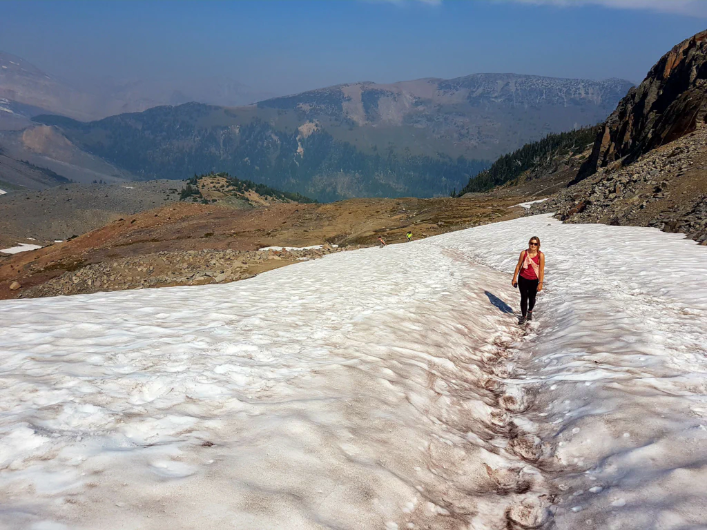 Schneefelder im Sommer