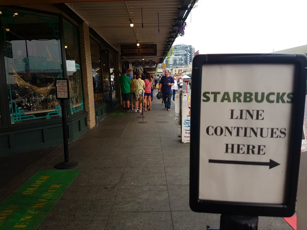 An manchen Tagen scheint die Schlange noch länger zu sein...